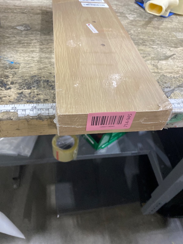 Photo 1 of ***PARTIAL SET ONLY 1*** Sorbus Floating Shelves for Wall, Bathroom Shelves Wall Mounted for Kitchen, Bedroom, Living Room, Bathroom Storage, Over Toilet, Hanging Book Shelf for Wall Home Decor (Maple Wood, 4 Pack)