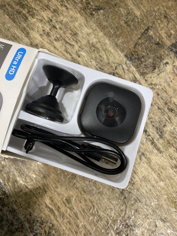 Photo 1 of **UNTESTED/ UNKNOWN DAMAGES** Mini Camera,Security Camera & HD Surveillance Cam,Wireless Rechargeable Indoor Camera with SD Storage & Night Vision Compact Indoor Cameras Wireless for Easy Placement,Motion Detection for Indoors