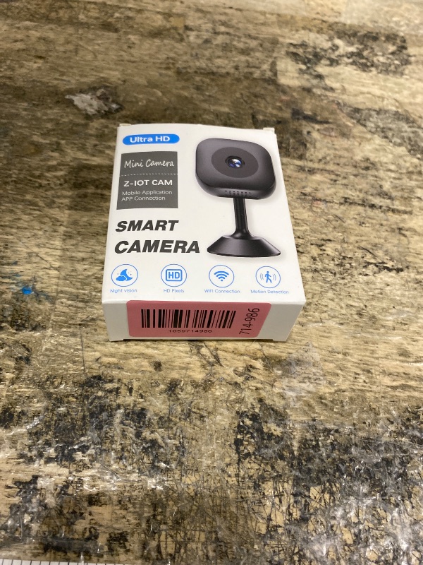 Photo 1 of **UNTESTED/ UNKNOWN DAMAGES** Mini Camera,Security Camera & HD Surveillance Cam,Wireless Rechargeable Indoor Camera with SD Storage & Night Vision Compact Indoor Cameras Wireless for Easy Placement,Motion Detection for Indoors