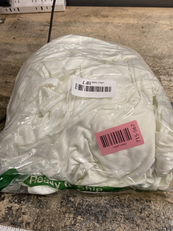 Photo 1 of 10x12 ft Wrinkle Free Ivory Backdrop Curtain for Wedding Parties, 2 Panels 12 ft Long Silky Polyester Photo Backdrop Drapes Back Drop Cloth for Birthday Baby Shower Photography Background Curtains