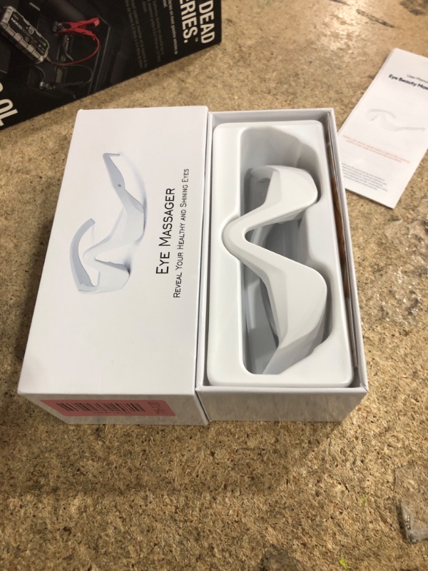 Photo 1 of ***MISSING CHARGER CORD*** Under-Eye Red Light Therapy Device with Microcurren, 3D Contour Eye Massager for Dark Circles, Eye Bags & Wrinkles, Rechargeable Under Eye Treatment Device for Puffiness and Fine Lines