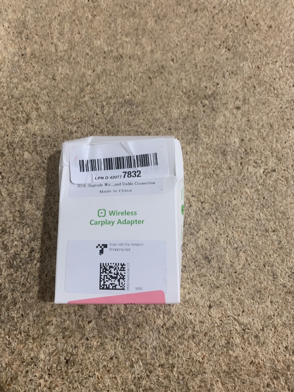 Photo 1 of ***UNTESTED/ UNKNOWN DAMAGES*** 2026 New Wireless CarPlay Adapter for Apple iPhone ?Android Small Size, Plug and Play, Fast and Stable Connection Carplay Adapter for CarPlay?Android