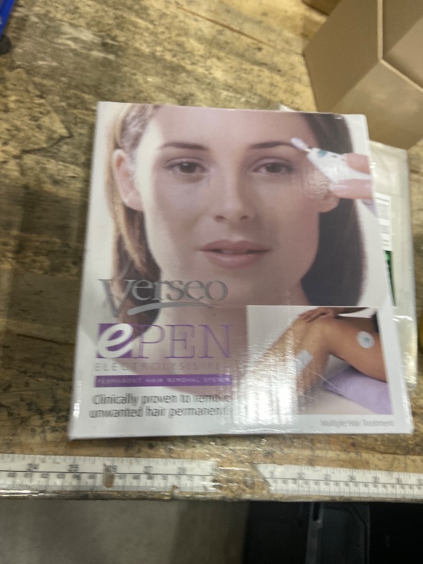 Photo 1 of ***UNTESTED/ POSSIBLY FOR PARTS**** Verseo ePen Permanent Hair Removal Needle-Free Electrolysis Pen System for Unwanted Hair Removal from Face, Underarm, Bikini Line and so much more for men and women who value their privacy