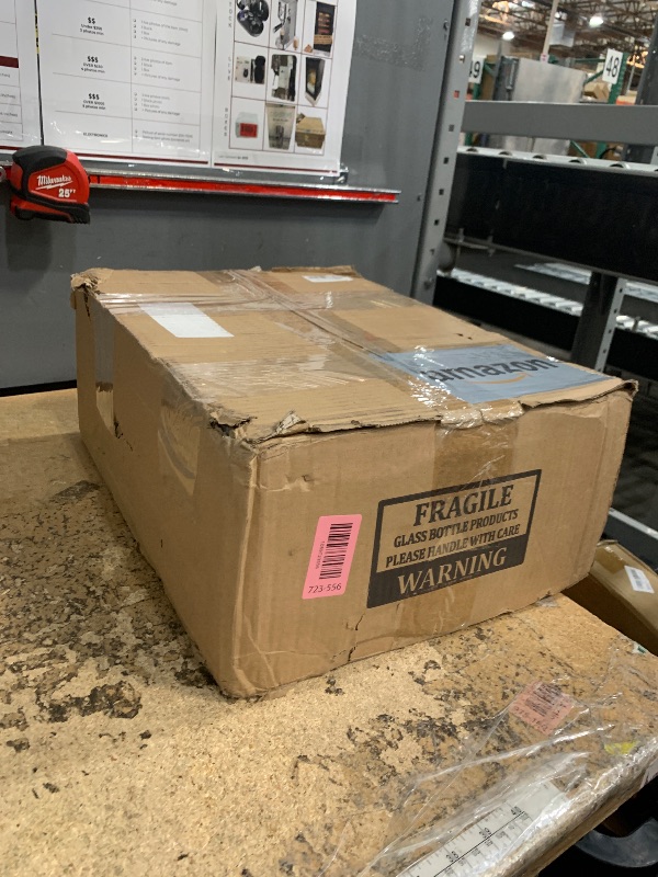 Photo 1 of *SOME BROKEN* BIGIVACA Set of 30 Amber Glass Bud Vases in Bulk,Small Centerpieces Vases for Wedding Centerpieces,Mini Glass Vintage Vase Flower Vases for Table Decor