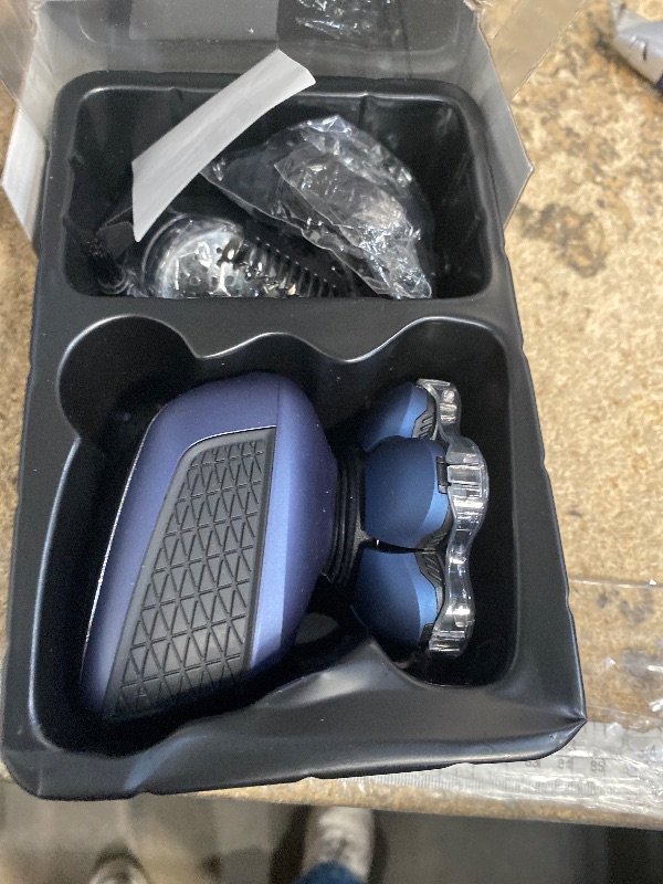 View 3 of ***(PARTS ONLY/ NON FUNCTIONAL)***Head Shaver 7D, Wyklaus Upgrade Head Shavers for Bald Men, Head Electric Razor with Nose Hair Trimmer, IPX6 Waterproof Wet/Dry Mens Grooming Kit, Anti-Pinch, LED Display, USB Rechargeable