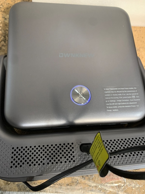 Photo 1 of ?Buit-in Google TV & Voice Control?Smart Projector with WiFi 6 and Bluetooth, 4K Support Movie Outdoor Projectors Compatible with Netflix/Prime Video/YouTube, Auto Focus Home Proyector 180°Stand