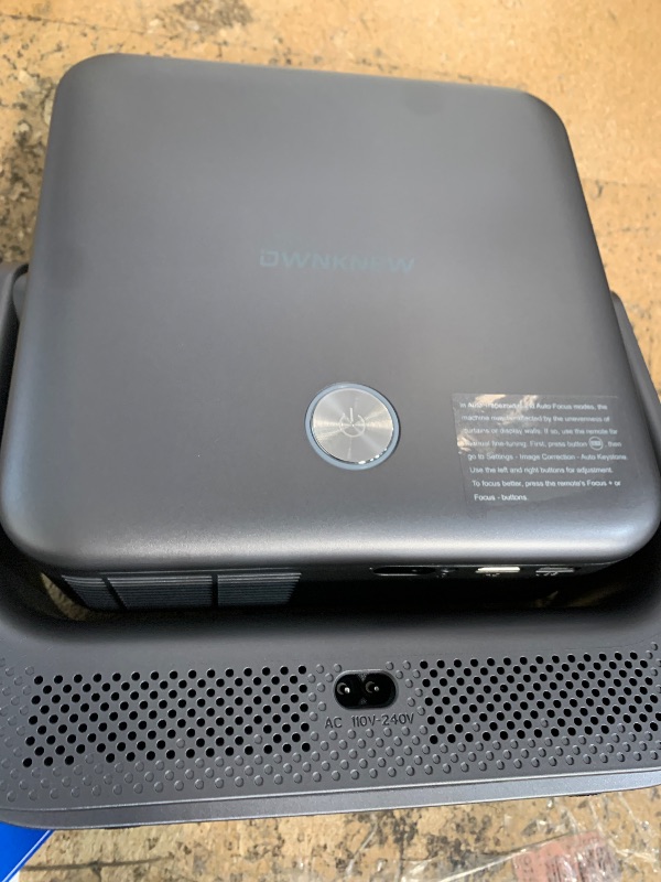 Photo 1 of ?Buit-in Google TV & Voice Control?Smart Projector with WiFi 6 and Bluetooth, 4K Support Movie Outdoor Projectors Compatible with Netflix/Prime Video/YouTube, Auto Focus Home Proyector 180°Stand