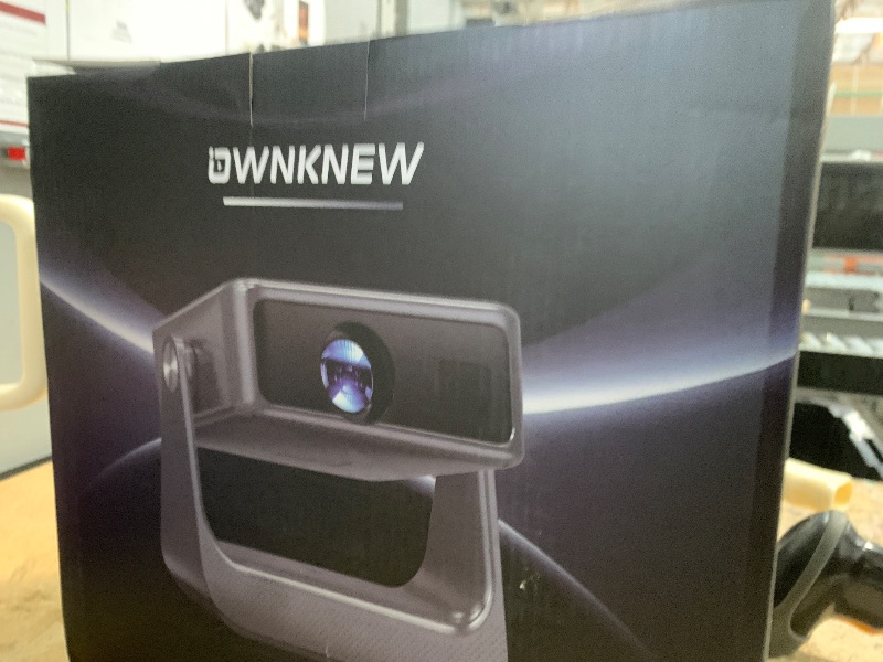 Photo 1 of ?Buit-in Google TV & Voice Control?Smart Projector with WiFi 6 and Bluetooth, 4K Support Movie Outdoor Projectors Compatible with Netflix/Prime Video/YouTube, Auto Focus Home Proyector 180°Stand