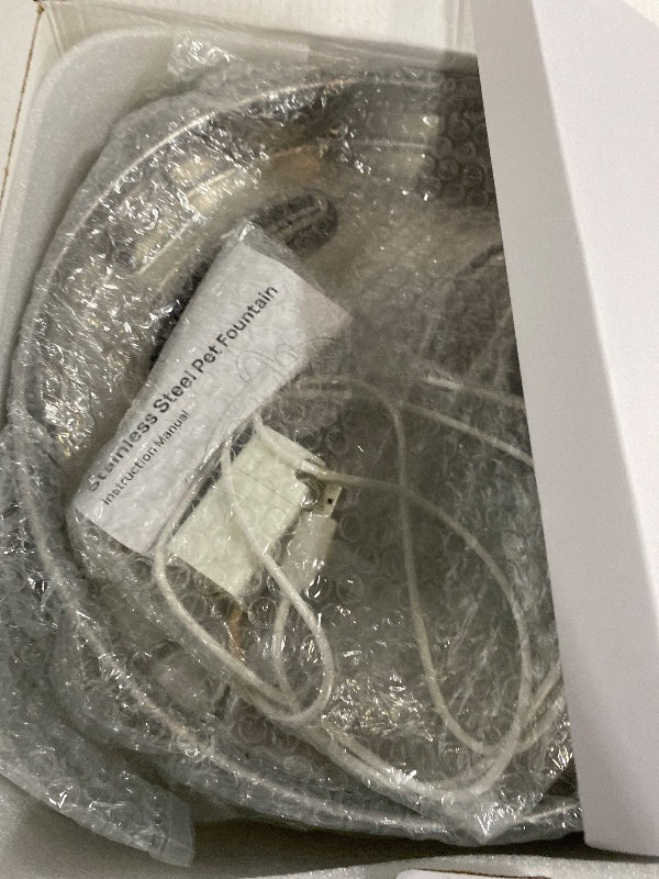 Photo 1 of ******ELECTRICAL (WATER DAMAGE) FOR PARTS***** Smartoo Dog Water Fountain for Large Dogs 7L/236oz Stainless Steel Dog Water Bowl Dispenser Automatic Pet Water Fountain with Deeper Drinking Area, Multi-Filtration Pet Fountain with Ultra-Quiet Pump