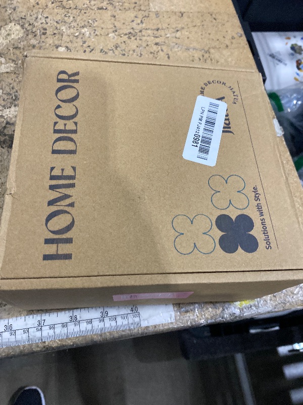 Photo 1 of ***MISSING LIDS*** Foaming Soap Dispenser Set, 12 Oz Glass Hand Soap Dispenser with 304 Rust Proof Stainless Steel Pump, Waterproof Labels, for Bathroom Decor Kitchen College Dorm, Brown Black Pump 2 Pack