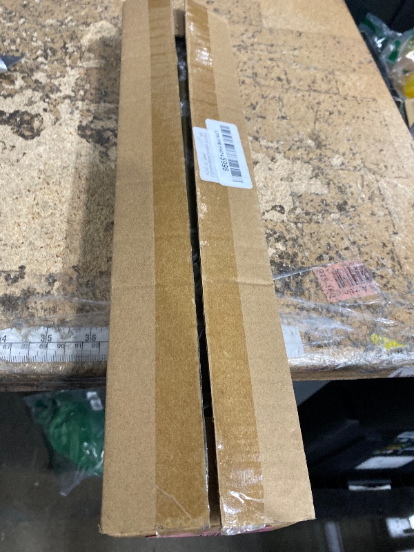 Photo 1 of ***MISSING MOUNTING BRACKET HARDWARE**** GXOACKJ Curtain Rods for windows 32-62 inch, 5/8 inch Decorative Gold Splicing Heavy Duty Metal Curtain Rod set with Brackets