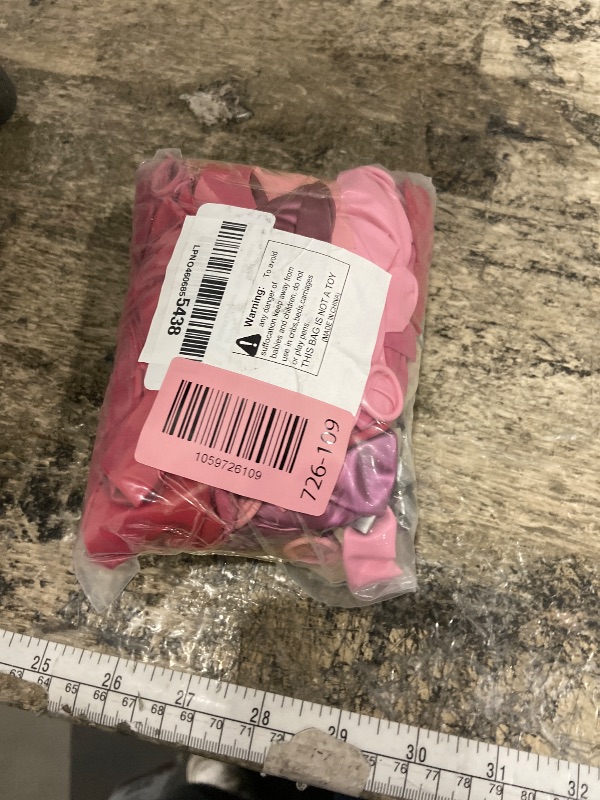 Photo 1 of 145Pcs Princess Pink and Silver Balloon Garland Arch Kit, Hot Pink Confetti 4D Star Disco Ball Crown Balloons for Girls Women Bridal Baby Shower Makeup Bachelorette Birthday Party Decors