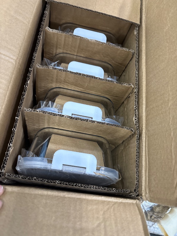 Photo 1 of [10-Pack]Glass Meal Prep Containers with Lids, MCIRCO Glass Food Storage Containers with Snap Locking Lids, Airtight Lunch Containers, Microwave, Oven, Freezer and Dishwasher, White
