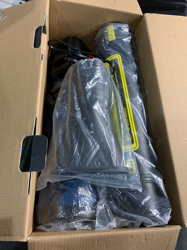 Photo 1 of ***(PARTS ONLY/ NON FUNCTIONAL)***AUXTUR Leaf Blower Cordless with 2 x 4.0Ah Battery and Charger,22V Battery Powered Elevetric Blowers for Lawn Care,350CFM/120MPH & 6 Speed Levels Blowing for Leaves, Dust, Snow,Gravel