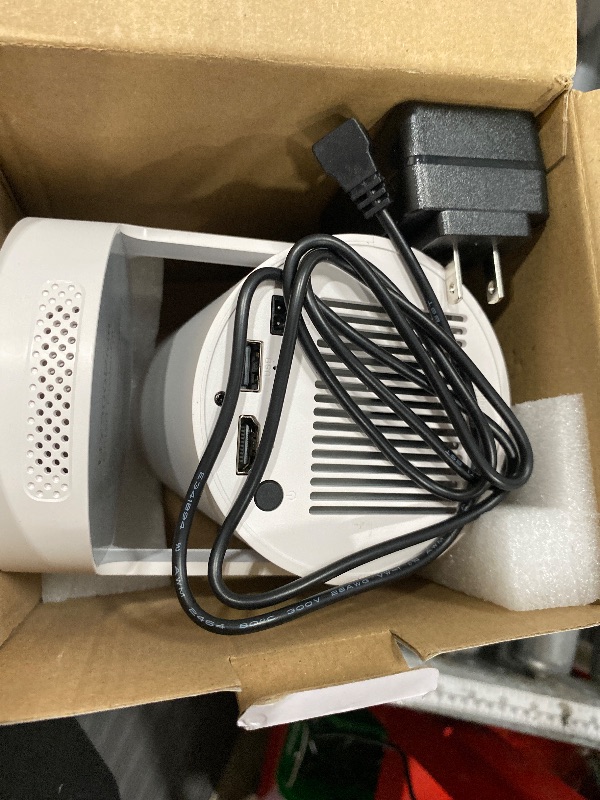 Photo 1 of [Electric Focus]Mini Portable Projector with 4K Support, Bluetooth 5.4 WIFI6, 5watt Sound Base Speaker, 260 ANSI, Android 11, 210° Rotation , Auto Keystone Correction Video Projector HY300 PLUS