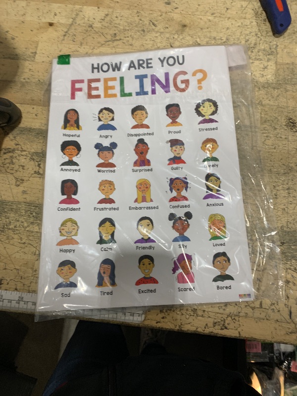 Photo 1 of 10 Mental Health Posters For Kids (10"x14") Therapy Office Decor, Feeling Wheel Poster, What Can I Control, Emotions Chart Kids Inspirational Wall Art, Classroom School Counselor Psychologist Decor