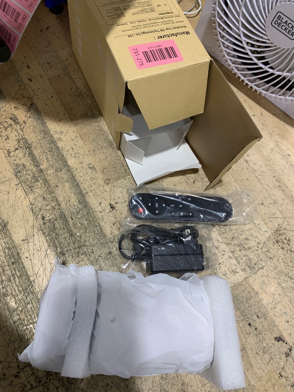 Photo 1 of [Built-in Apps & 2025 Upgraded] Mini Projector with WiFi 6 and Bluetooth 5.4 Support 4K 1080P Auto Keystone 180° Rotatable Projector Portable Compatibile with HDMI/TV Stick/Memory Stick/Laptop, White