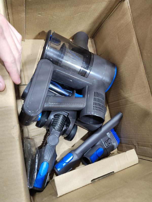 Photo 1 of **************MISSING 1 OF THE FILTERS AND SOME OF THE SMALLER ASSESSORIES************
AIRDIYA Cordless Vacuum Cleaner, Super Power Suction Stick Vacuum Cleaners with 2200 mAh Battery,8-in-1 Lightweight Self-Standing, 35 Mins Runtime for Home Low-Pile Car