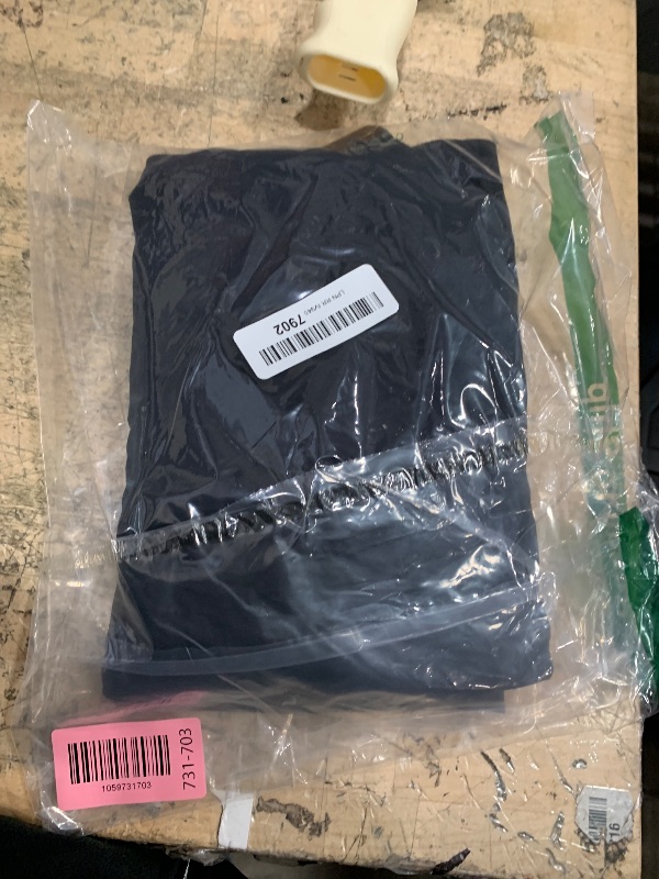 Photo 1 of **HAS MINOR PET HAIR ** JEKAOYI Womens Casual High Waist Straight Leg Pants Stretchy Button Business Dress Work Pocket Trousers Black