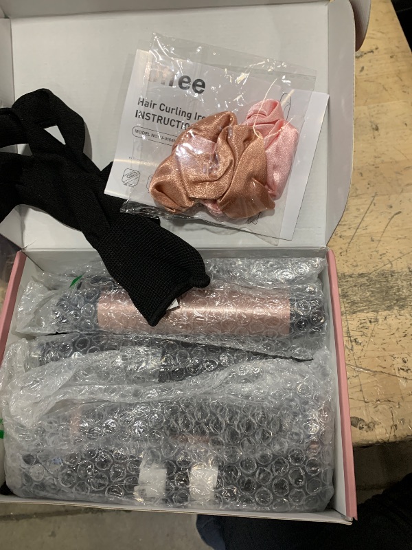 Photo 1 of **USED/MINOR DAMAGE**Ufree 5 in 1 Curling Iron with Interchangeable Ceramic Barrels (0.35"-1.25"), Curling Wand Set with Flat Iron Hair Straightener, Instant Heat Up, Dual Voltage Hair Curler, Gifts for Women