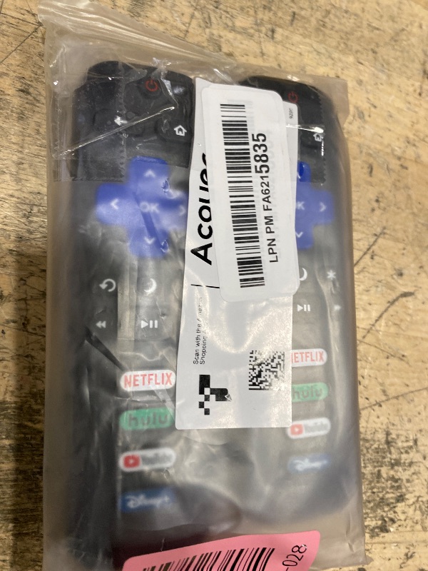 Photo 1 of (Pack of 2) Replacement Remote Control Only for Roku TV, Compatible for TCL Roku/Hisense Roku/Onn Roku/Sharp Roku/Element Roku/Westinghouse Roku/Philips Roku Smart TVs (Not for Roku Stick and Box)