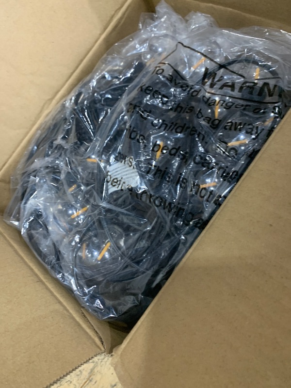 Photo 1 of 100ft 2-Pack Outdoor G40 LED Globe String Lights Dimmable Waterproof Shatterproof Light Strings with 52 Bulbs Connectable Commercial Hanging Lights for Christmas Patio House Backyard Balcony Party