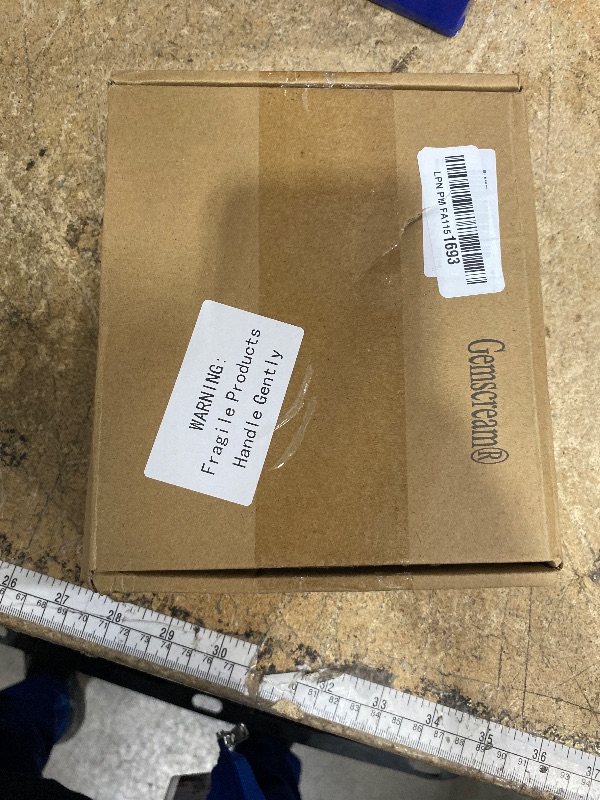 Photo 1 of ***MINOR DAMAGE TO BOTTOMS (BENT)**** Gemscream 3 Pcs Halloween Disco Ghost Decor 5.9 Inch Silver Mirror Disco Balls Table Decoration Silver Glitter Spooky Ghost Sign Halloween Tiered Tray Decor Mosaic Table Centerpiece for Party Gift