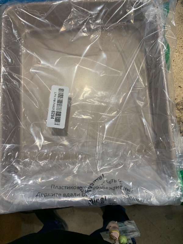 Photo 1 of 11 Inch Baking Sheets Pan Nonstick Set of 2, Walooza Cookie Sheet Replacement Toaster Oven Tray, Deep Size 2 inch Bakeware, Non Toxic & Heavy Duty & Easy Clean