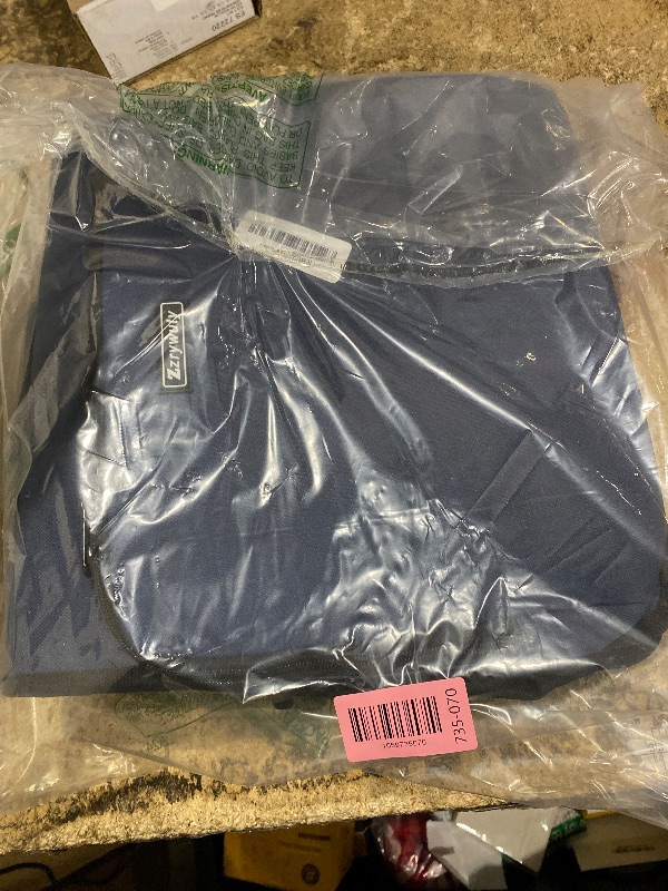 Photo 1 of ***NEEDS ZIPPER REPLACEMENT*** Zzrywuty Zipper Binder, 3 Inch 3-Ring Binder with Zipper, Expanding Folders and Shoulder Straps & Handles, 3" O-Rings with Multiple Pockets?for 13" MacBook and Tablet? for Middle School- Blue