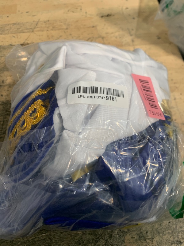 Photo 1 of ***MISSINGN PIECES/ HAS DAMAGES TO SHOULDER FRIGNES CAPE VELCRO TORN SOME OFF**** RuuYiicoco Boys Prince Charming Costume Cosplay Dress-Up Medieval Royal King Outfits for Kids (Blue, 3-4 Years)