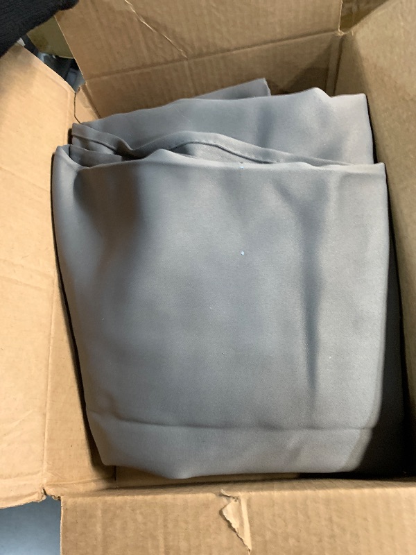 Photo 1 of ***(HEAVILY USED/ MINOR DAMAGE)***NICETOWN Gray Blackout Curtains for Bedroom 84 inches Long - Thermal Drapes Grommet Room Darkening Light Blocking Curtains Window Treatments for Living Room (2 Panels, W52 x L84, Grey)