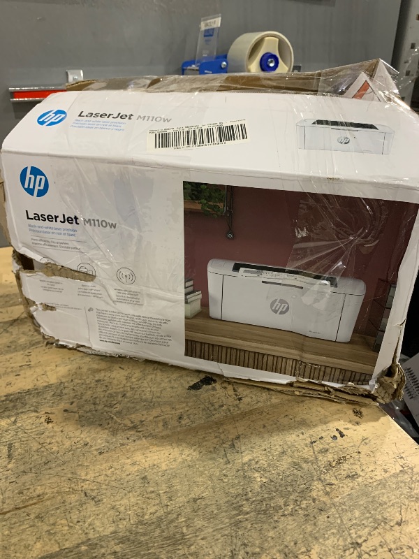 Photo 1 of ** For parts only, does not power on ** HP LaserJet M110w Wireless Black & White Printer, Print, Fast speeds, Easy setup, Mobile printing, Best-for-small teams