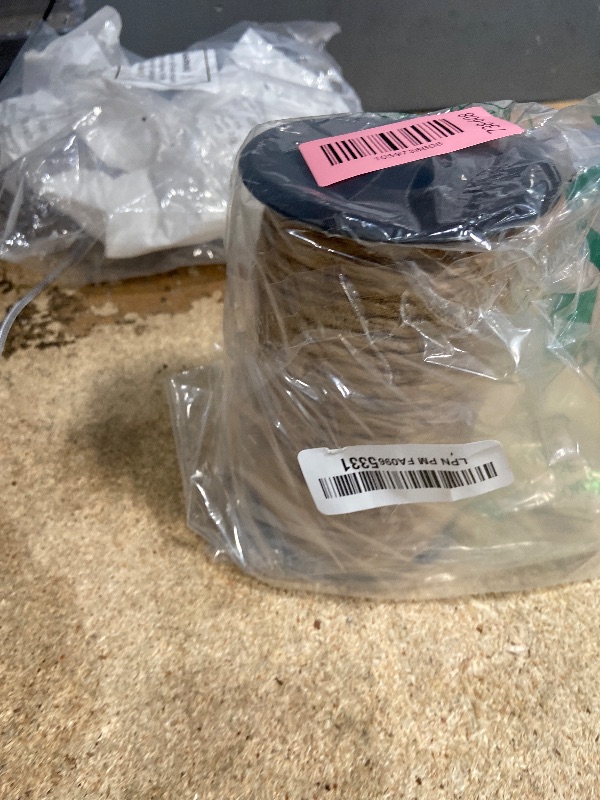 Photo 1 of 100 Feet Nautical Rope for Crafts, 6mm Thick Jute Twine (Brown)