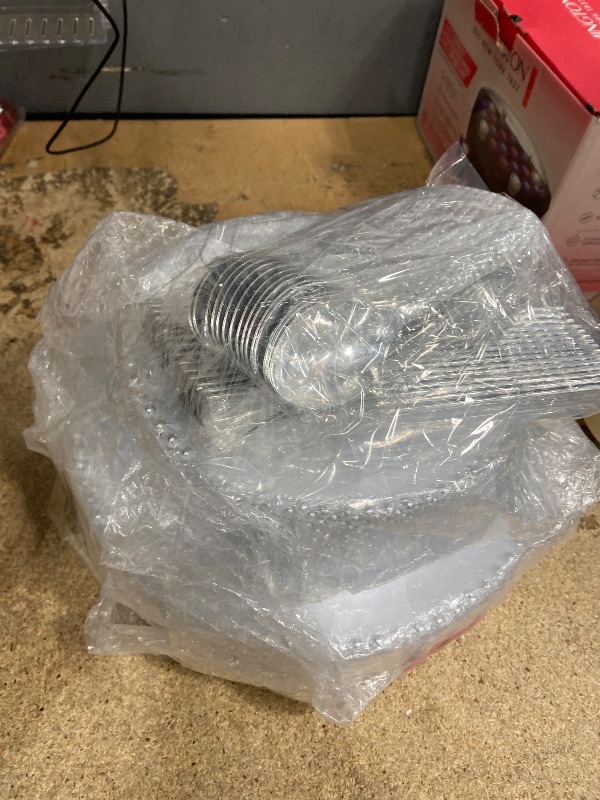 Photo 1 of White and Silver Plastic Plates with Disposable Silverware for Guests,White Plastic Plates Set Include Dinner Plate, Dessert Plate, Cutlery for Wedding & Party