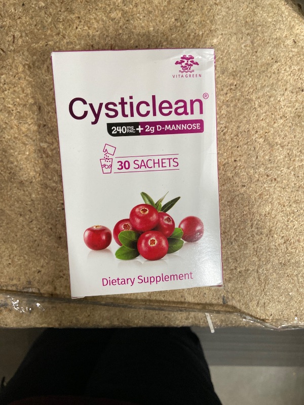 Photo 1 of EXP DATE: 07/2027 - Cysticlean 240mg PAC + D-Mannose 2g