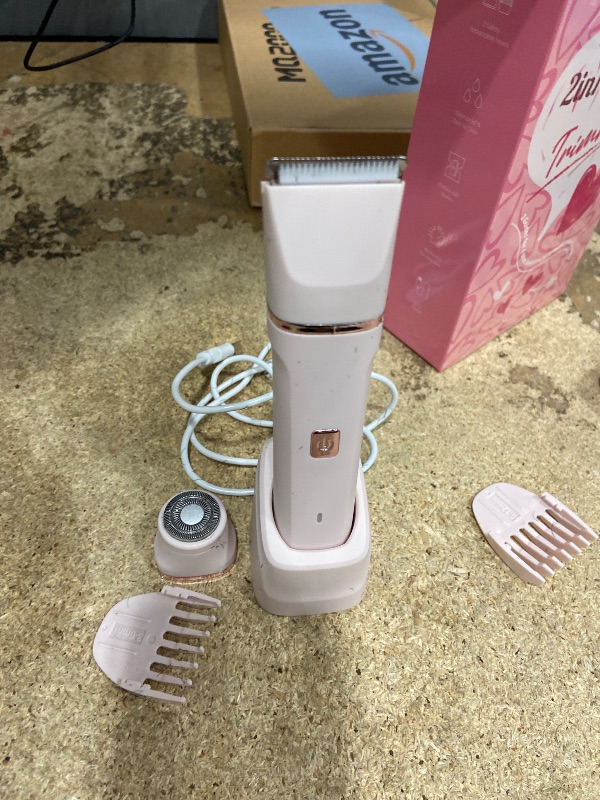 Photo 1 of ***SEE NOTES***Risina Bikini Trimmer for Women - Painless Electric Razors for Silk Skin,Cordless Body Shaver for Trip,Replaceable Lady Facial Razor, IPX7 Waterproof&Easy Cleaning, Stocking Stuffers Christmas Gifts