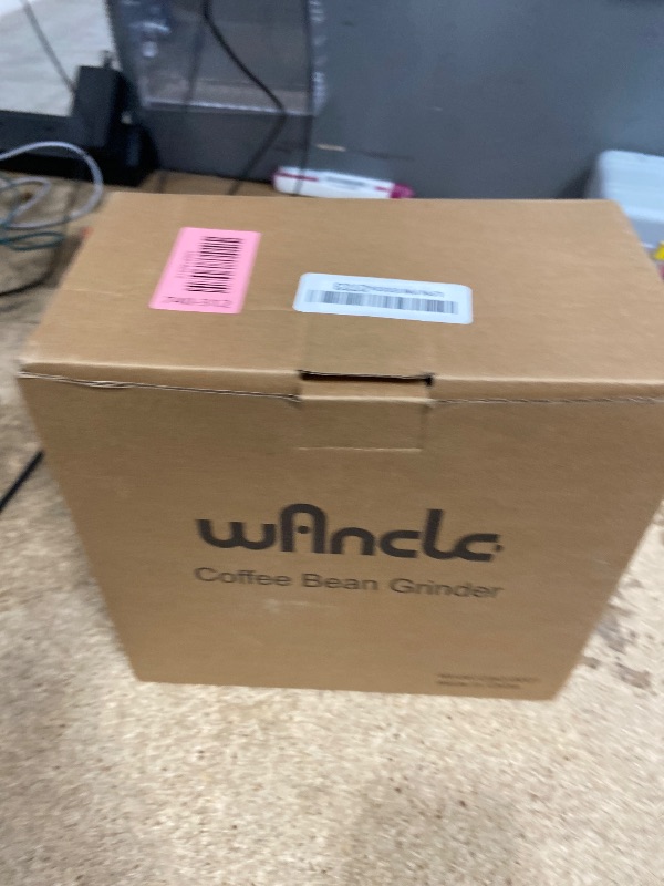Photo 1 of **SEE NOTES***Wancle Conical Burr Coffee Grinder Touch Edition Electric Coffee Bean Grinder - 25 Grind Settings, Precision Timer, Anti-Static, Compact with Air Blower, 200W Motor