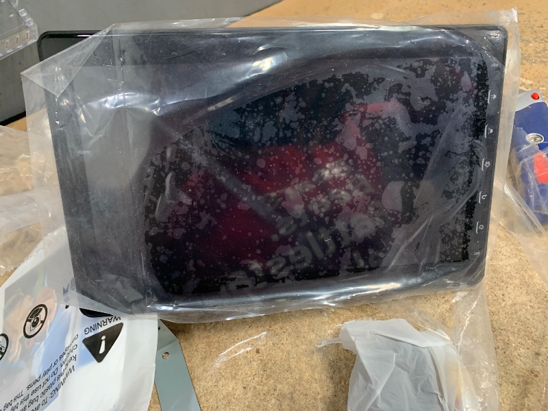 Photo 1 of 10 Inch IPS Touch Screen Double Din Car Stereo Compatible with Wireless Carplay, Android Auto, Mirrorlink - Car Radio Audio Stereo Receiver with Bluetooth, FM, 720P Backup Camera