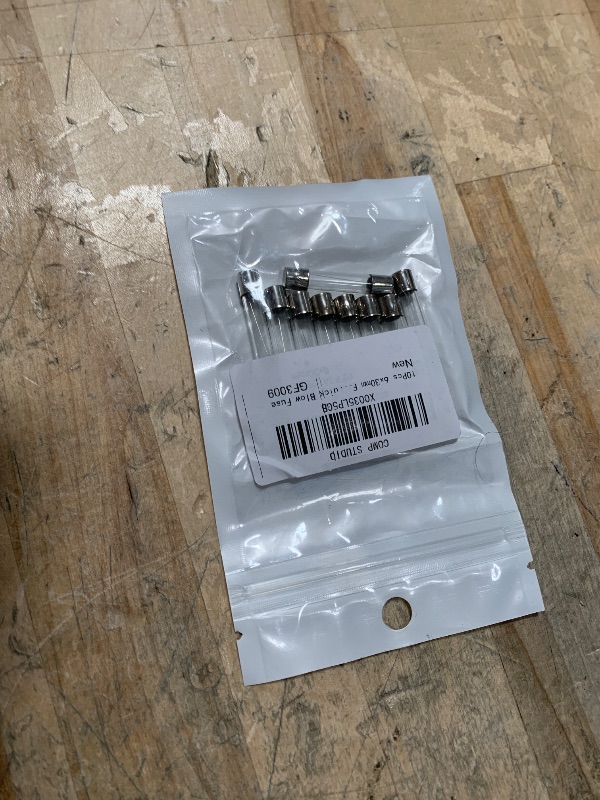 Photo 1 of 10Pcs 6x30mm F3AL250V Fast Blow Glass Fuse 3Amp 250V 0.24x1.18 Inch 3A Quick Blow Fuse