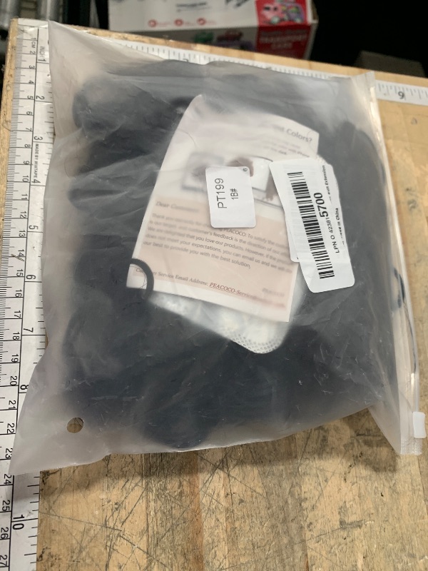 Photo 1 of ***(COLOR WILL VARY)***PEACOCO Messy Bun Short Curly Ponytail Extension Elastic Drawstring Loose Hair Bun Hair Pieces for Women with Thinning Hair High Temperature Synthetic Fiber Hair Bun Extension 80g, Natural Black