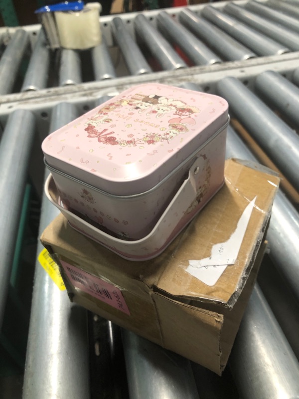 Photo 1 of (see images for size) iplusmile Decorative Cookie Tin with Lids, Vintage Cookie Packing Box, Retro Empty Candy Container