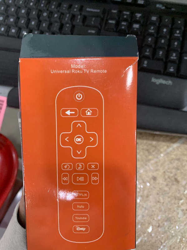 Photo 1 of (Pack of 2) Compatible with Roku TV Remote Control Replacement, TCL Roku, Hisense, Sharp, Onn Roko, Element, RCA Roko Smart TV Series (No Voice, Not for Ruku-Stick/Box). 1 Year Warranty.