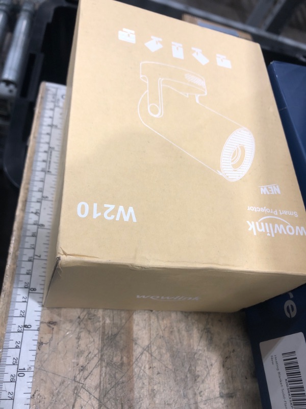 Photo 1 of [Built-in Apps & 2025 Upgraded] Mini Projector with WiFi 6 and Bluetooth 5.4 Support 4K 1080P Auto Keystone 180° Rotatable Projector Portable Compatibile with HDMI/TV Stick/Memory Stick/Laptop, White