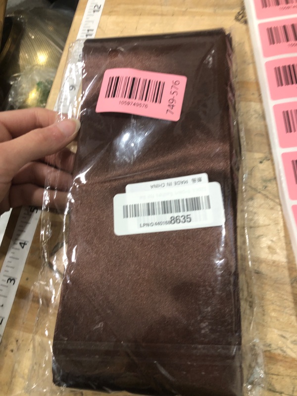 Photo 1 of 12pcs Brown Sashes for Badges, Scout Senior Pirate Custom Sash - Engraving Wedding Party Favors & DIY Party Supplies