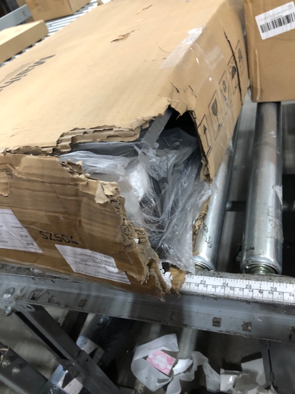 Photo 1 of ??????? Maihail Home Office Desk with Drawers Adjustable Shelves, 59 inch Writing Desk with File Cabinet, Large Computer Desk with Storage, Vintage, Black