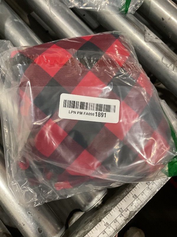 Photo 1 of ***(MISSING BELT/MINOR DAMAGE/ SEE NOTES)***Kingfancy Women Vintage 1950s Dress Retro Cocktail Party Swing Dresses with Cap Sleeves Black Red Plaid 2XL