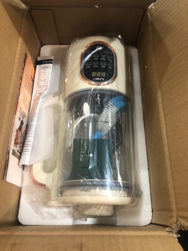 Photo 1 of ???????? 44oz Automatic Nut Milk Maker, 8 in 1 Homemade Soy Milk Maker,Almond Milk, Oat Milk, Coconut Milk & More and Nut Milk Machine with Delay Start/Self-Cleaning with Electronic Cookbook