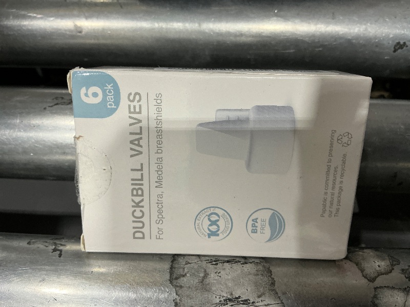 Photo 1 of [6-Count] Papablic Duckbill Valves for Spectra and Medela, Replaceable Duckbill Valves for Spectra S1 Spectra S2 valves and Medela Pump in Style, BPA/DEHP Free White