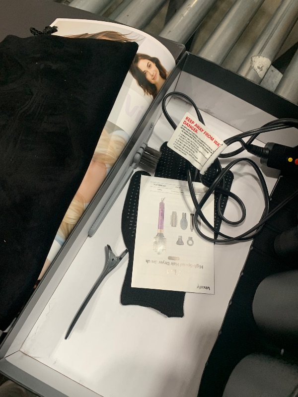 Photo 1 of **** NO FUNCTIONAL******Vincofy 7-in-1 Hair Dryer Brush and Hair Styler Set – Fast Drying, Curling, Straightening & Volumizing – Hot Air Styling Tool with No Heat Damage – for All Hair Types – Lavender