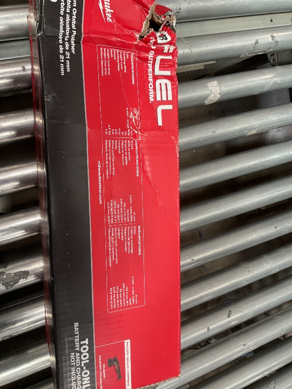Photo 1 of . Milwaukee M18 Fuel 21mm Random Orbital Polisher - No Charger, No Battery, Bare Tool Only